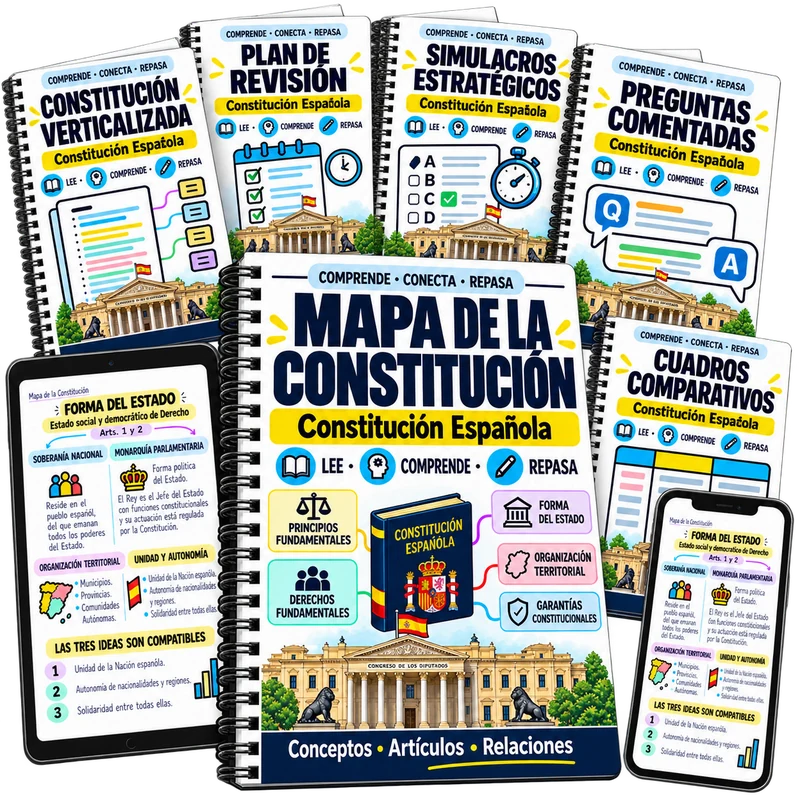 Mapa de la Constitución con los 5 bonos